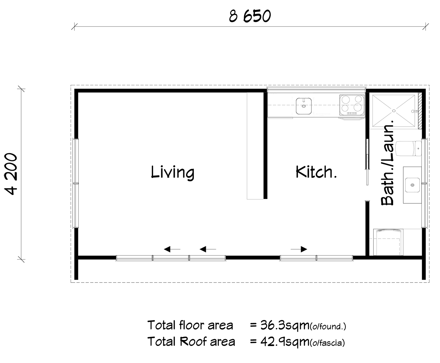 weekender floor plan